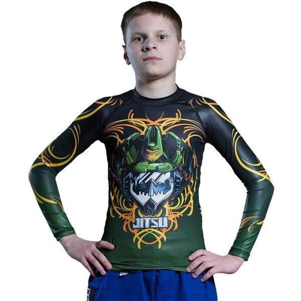 Рашгард детский Jitsu Soundwave Olive