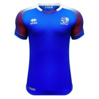 La forma del equipo islandés de fútbol World Cup 2018 Inicio (set: camiseta + shorts + leggings)