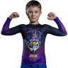 Рашгард детский Jitsu Soundwave Purple