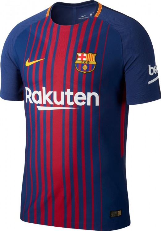 Детская форма игрока футбольного клуба Барселона Хавьер Маскерано (Javier Mascherano) 2017/2018 (комплект: футболка + шорты + гетры)