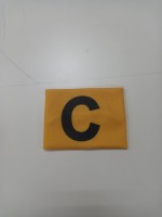 Капитанская повязка "C" жёлтая