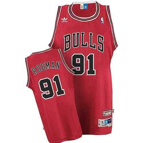 Баскетбольные шорты Деннис Родман мужские красная  XL
