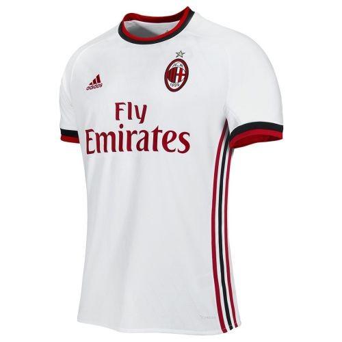 The kit of the football club Milan 2017/2018 Away (set: T-shirt + shorts + leggings)
