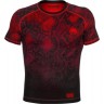 Рашгард мужской Venum Fusion Compression T-shirt - Black Red Short Sleeves