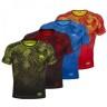 Рашгард мужской Venum Fusion Compression T-shirt - Black Red Short Sleeves