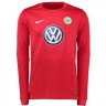 T-shirt de guarda-redes de futebol masculino Wolfsburg 2016/2017