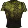 Рашгард мужской Venum Fusion Compression T-shirt - Black Yellow Short Sleeves