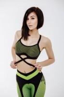 Топ спортивный Bona Fide: Top IronBee "Black & Lime"