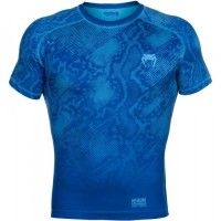 Рашгард мужской Venum Fusion Compression T-shirt - Blue Short Sleeves