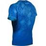 Рашгард мужской Venum Fusion Compression T-shirt - Blue Short Sleeves