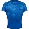 Рашгард мужской Venum Fusion Compression T-shirt - Blue Short Sleeves