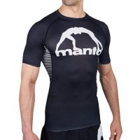 Рашгард мужской Manto Logo Black/White