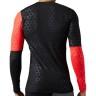 Рашгард мужской Reebok HEXAWARM - black/glow red
