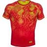 Рашгард мужской Venum Fusion Compression T-shirt - Orange Yellow Short Sleeves