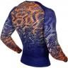 Рашгард мужской Venum Tropical Blue/Orange L/S