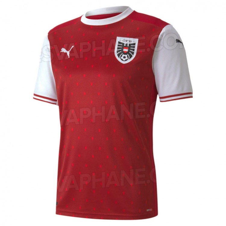 Форма сборной Австрии 2020/2021 Домашняя (комплект: футболка + шорты + гетры) 