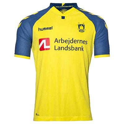 T-shirt do clube de futebol Brondby 2017/2018