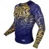 Рашгард мужской Venum Tropical Blue/Yellow L/S