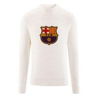 Белый свитер Барселона мужской