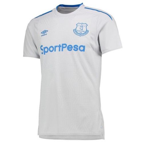 La forma del club de fútbol Everton 2017/2018 Invitado (conjunto: camiseta + pantalones cortos + polainas)