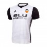 A forma do clube de futebol Valencia 2017/2018 Inicio (conjunto: T-shirt + calções + leggings)