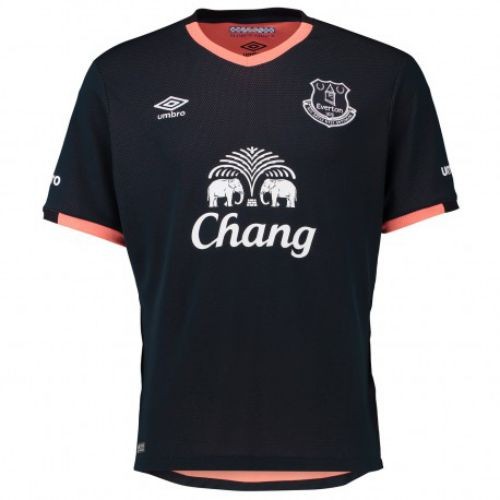 T-shirt de futebol do clube Everton 2016/2017 Convidado