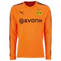 Masculino kit goleiro de futebol do clube Borussia Dortmund 2017/2018 Convidado (conjunto: T-shirt + calções + meias)