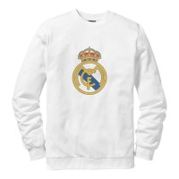 Мужской белый свитшот Реал Мадрид