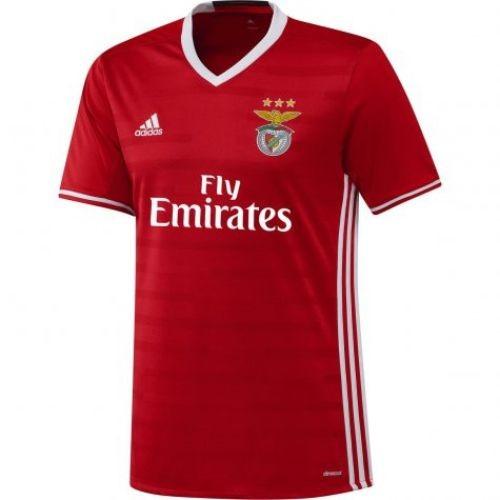 La forma del club de fútbol Benfica 2016/2017 Inicio (conjunto: camiseta + pantalones cortos + polainas)