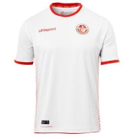 Forma da equipa nacional da Tunísia no campeonato do mundo de futebol de 2018 Inicio (set: T-shirt + calções + leggings)